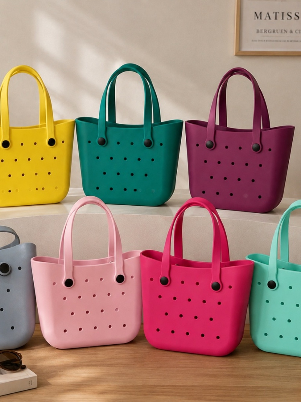 Beach EVA Rubber Waterproof Tote Bag